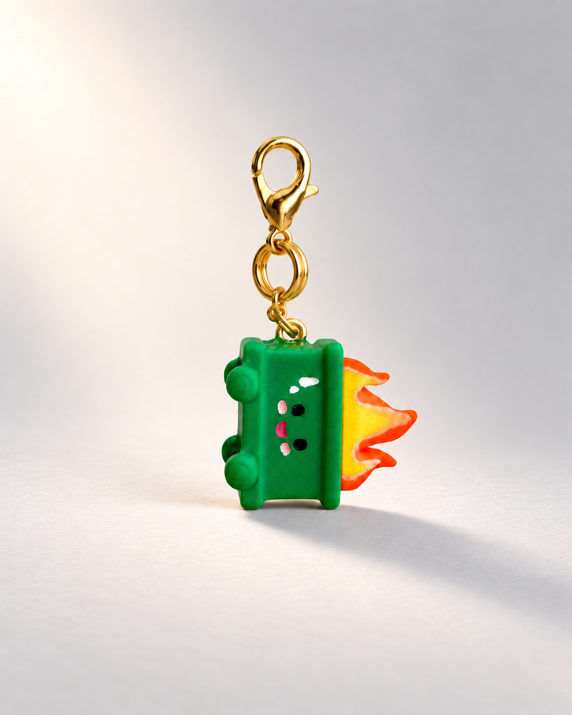 Unhinged: Dumpster Fire Single-Clasp Charm