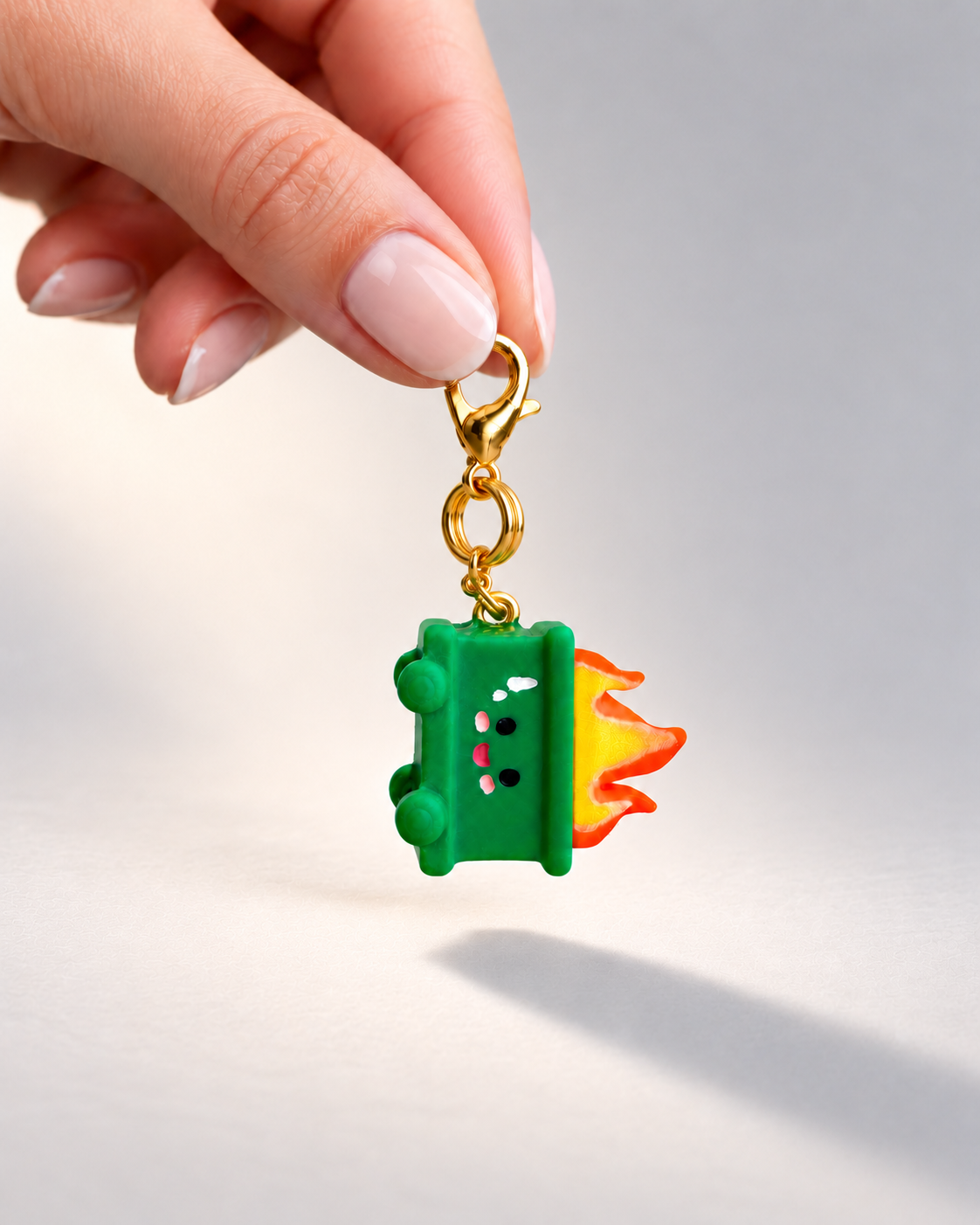 Unhinged: Dumpster Fire Single-Clasp Charm