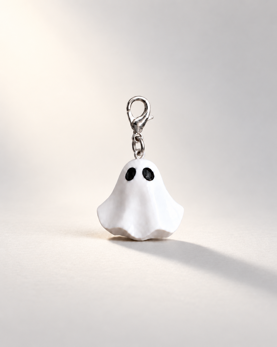 Ghosties: Classic Ghost Single-Clasp Charm