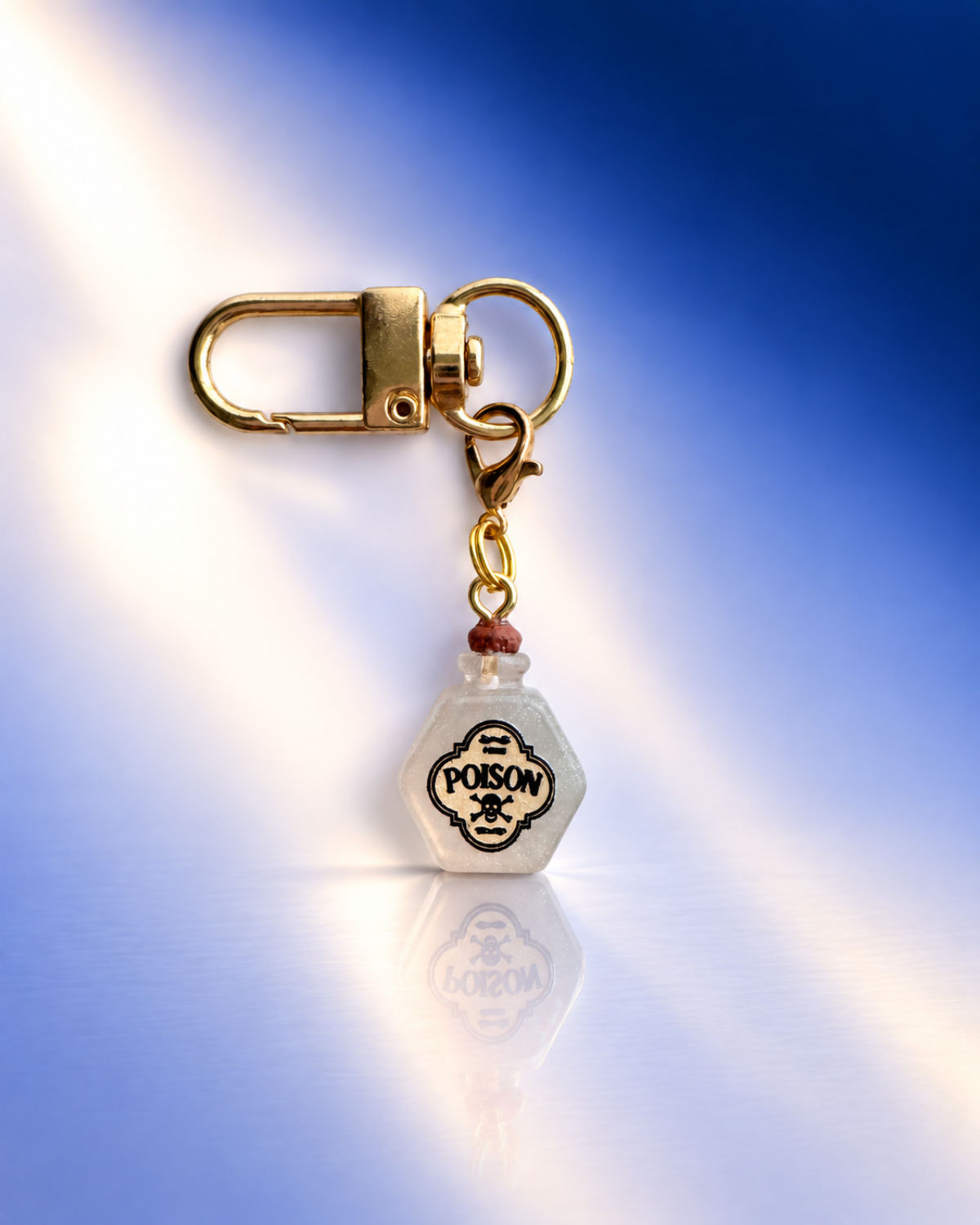 True Crime: Poison Bottle Charm and Keychain